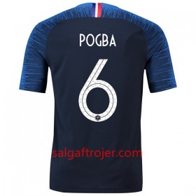 Frankrig Fodboldtrøjer Pogba 6 Hjemmebanesæt VM 2018